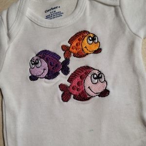 Embroidered onsie